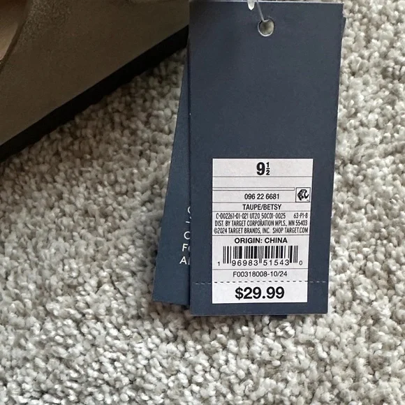 Universal Thread Tan Mules - Picture 2 of 4